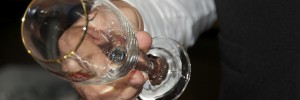 Holding your glass at a 45Âº angle is key to proper pouring.